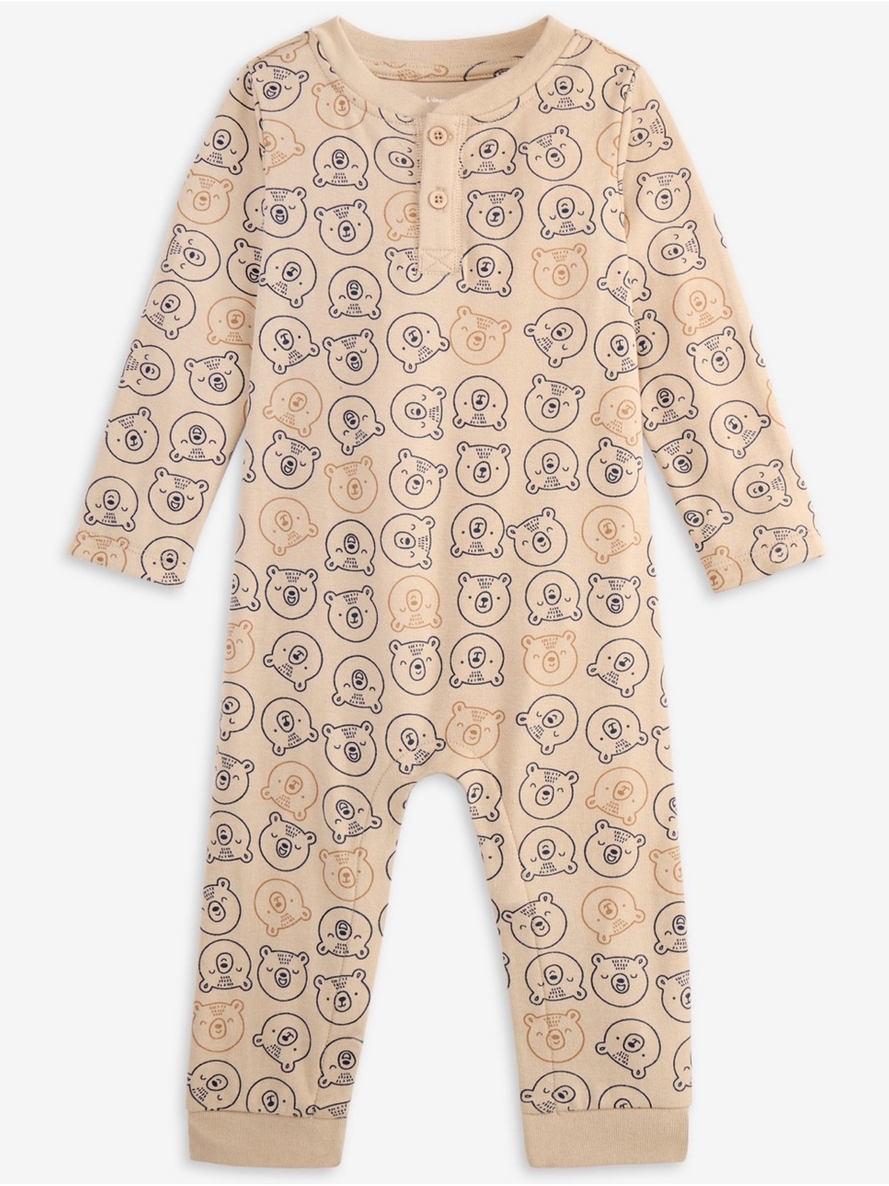 First Impressions Baby Boys Bear-Print Coverall NWT